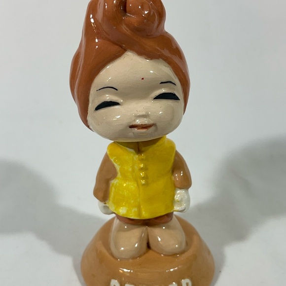 VTG DUNCAN ENTERPRISES 1979 SET OF CERAMIC ANTHROPOMORPHIC SALT/PEPPER SHAKER 6” - Picture 7 of 14